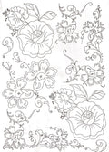 Calca Vitrificable para Porcelana 23xx33cm, Diseño 185