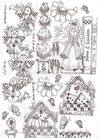 Calca Vitrificable para Porcelana 23x33cm, Diseño 157