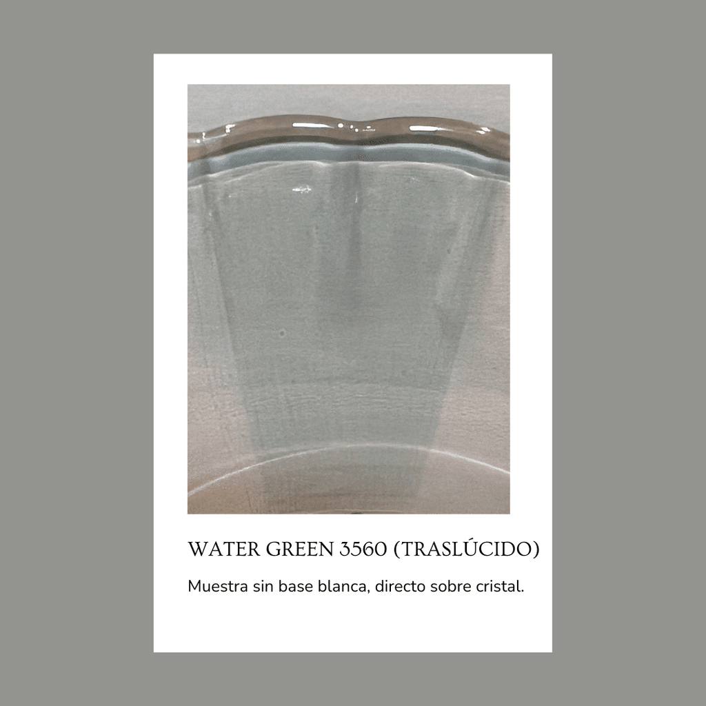 Pigmento para vidrio/cristal Water green 3560 (Traslúcido) 5 gr.
