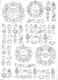 Calca Vitrificable para Porcelana 23x33cm, Diseño 183