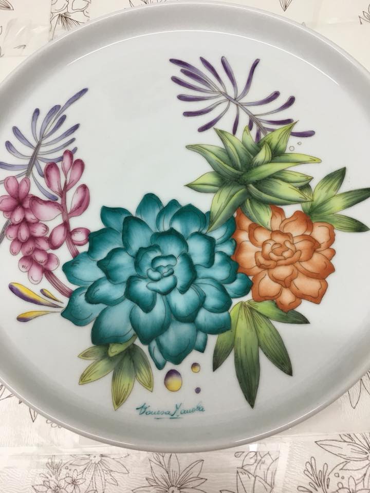 Calca Vitrificable para Porcelana 23x33cm, Diseño 166