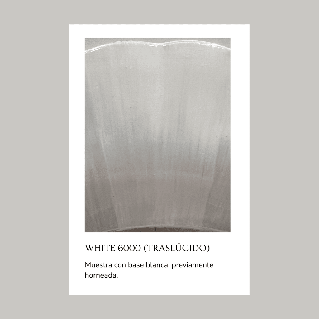 Pigmento para vidrio/cristal White 6000 (Opaque) 5 gr.