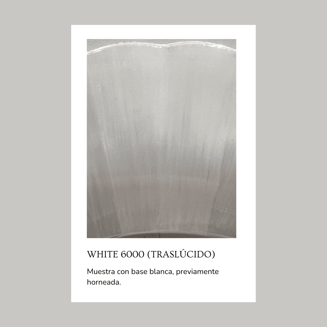Pigmento para vidrio/cristal White 6000 (Opaque) 5 gr.