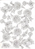 Calca Vitrificable para Porcelana 23x33cm, Diseño 186