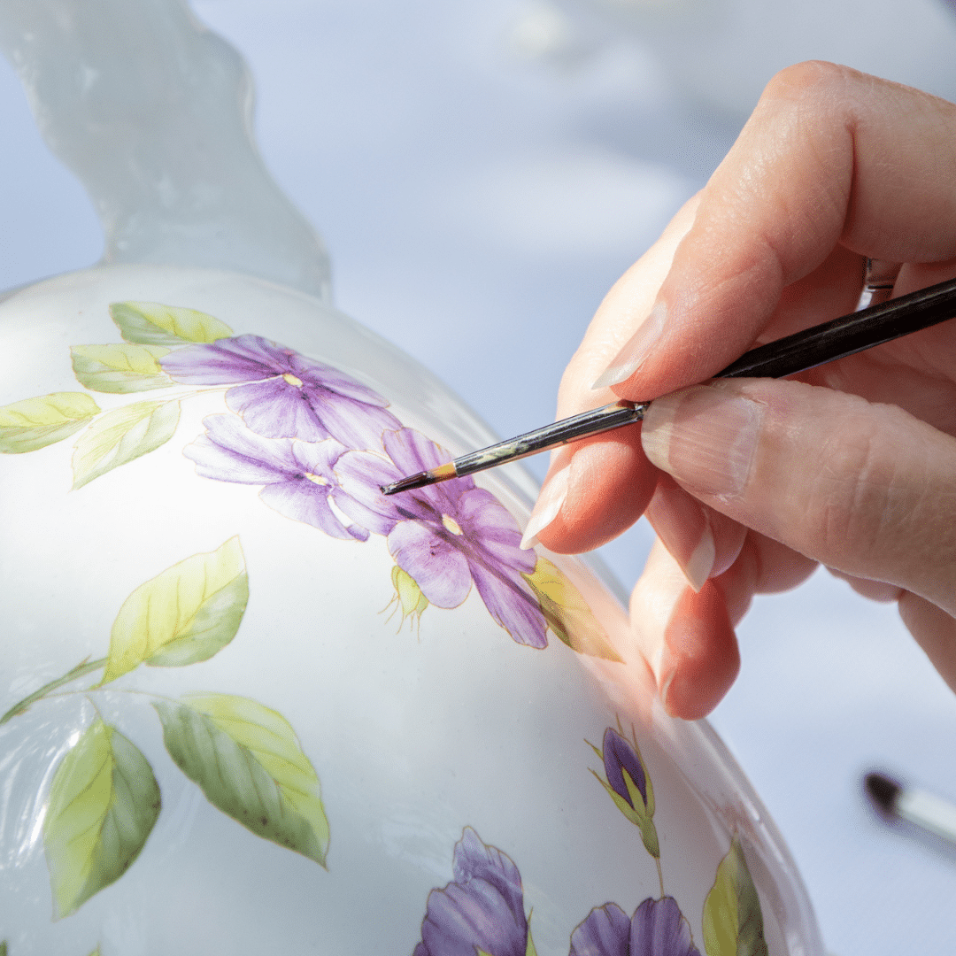 Clases de pintura sobre porcelana y cerámica