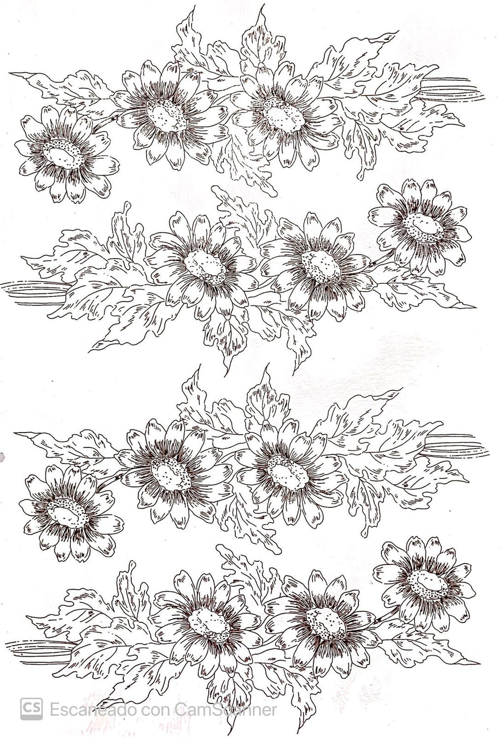 Calca Vitrificable para Porcelana 23x33cm, Diseño 179