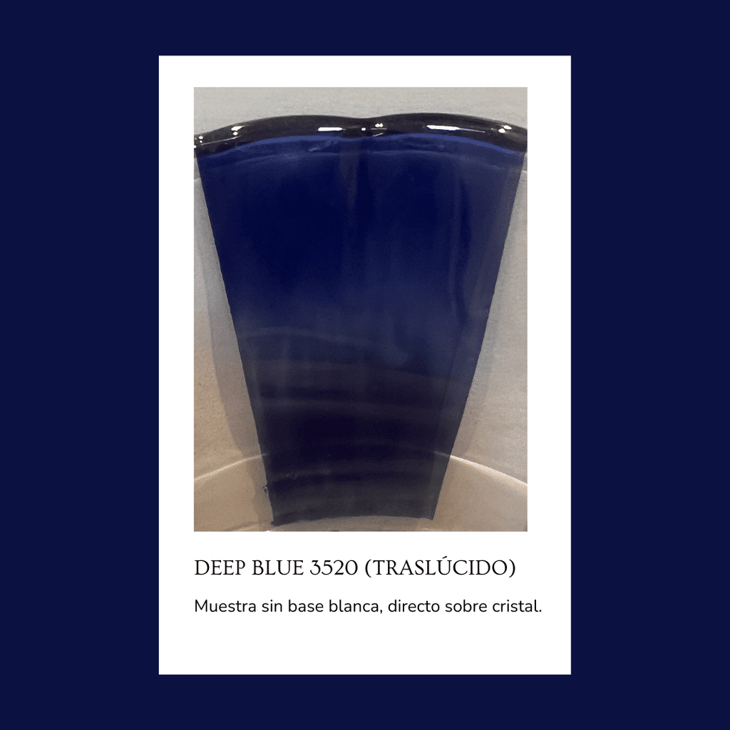 Pigmento para vidrio/cristal Deep Blue 3520 (Traslúcido) 5 gr.