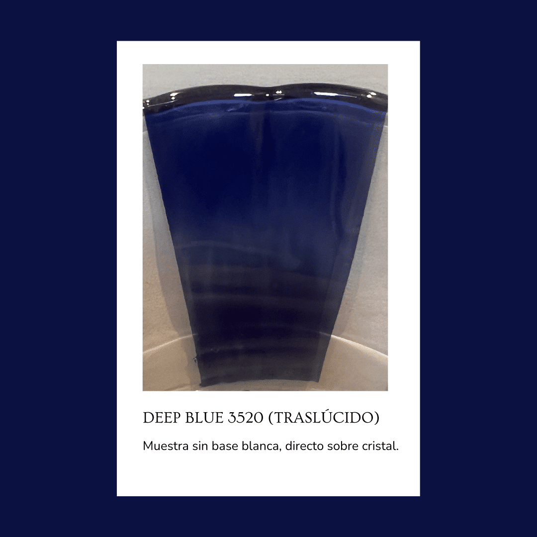 Pigmento para vidrio/cristal Deep Blue 3520 (Traslúcido) 5 gr.