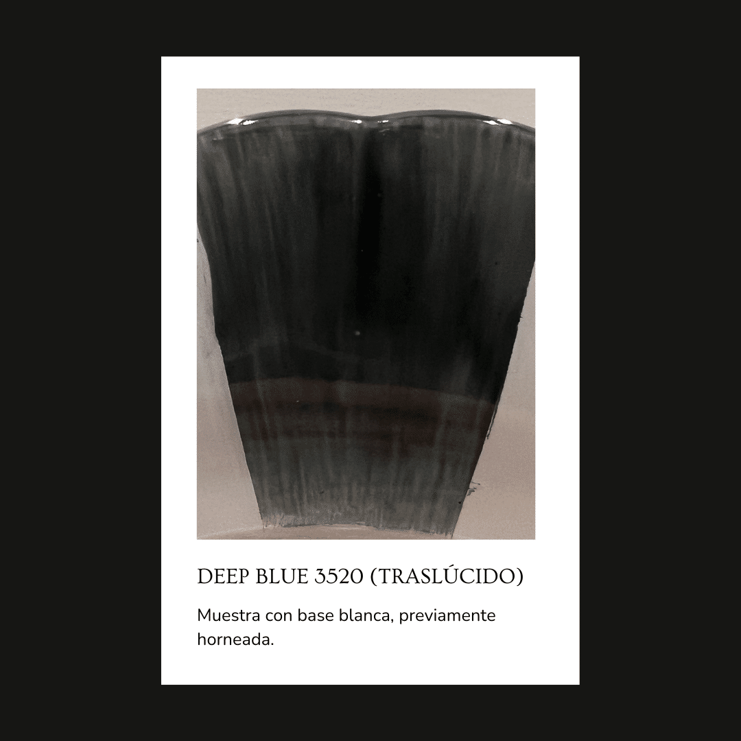 Pigmento para vidrio/cristal Deep Blue 3520 (Traslúcido) 5 gr.