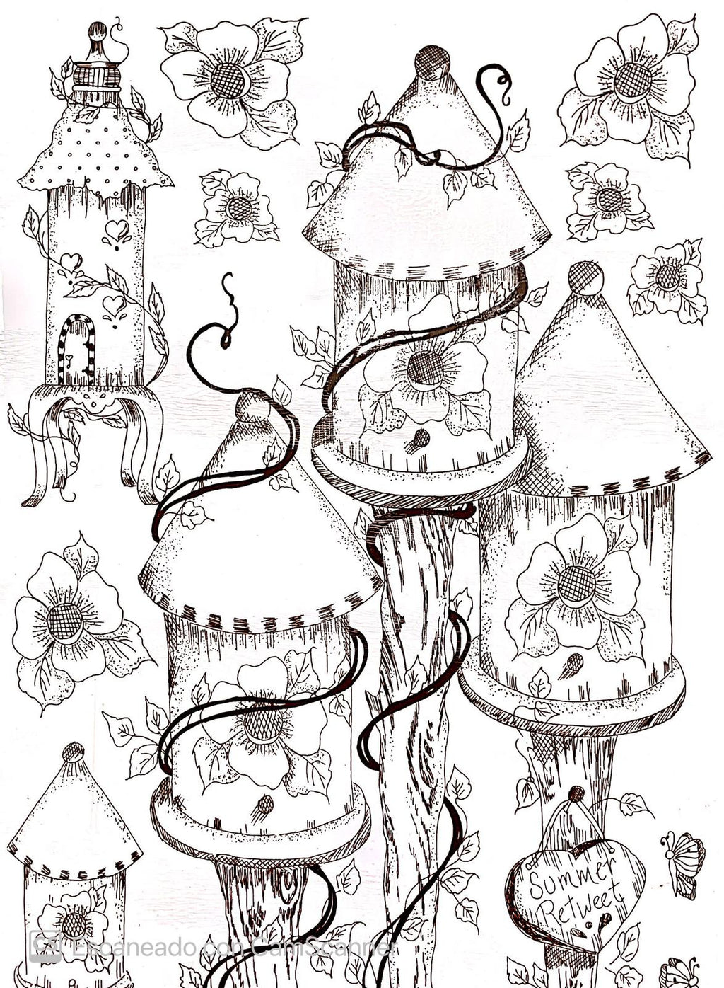 Calca Vitrificable para Porcelana 23x33cm, Diseño 156