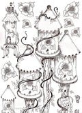 Calca Vitrificable para Porcelana 23x33cm, Diseño 156