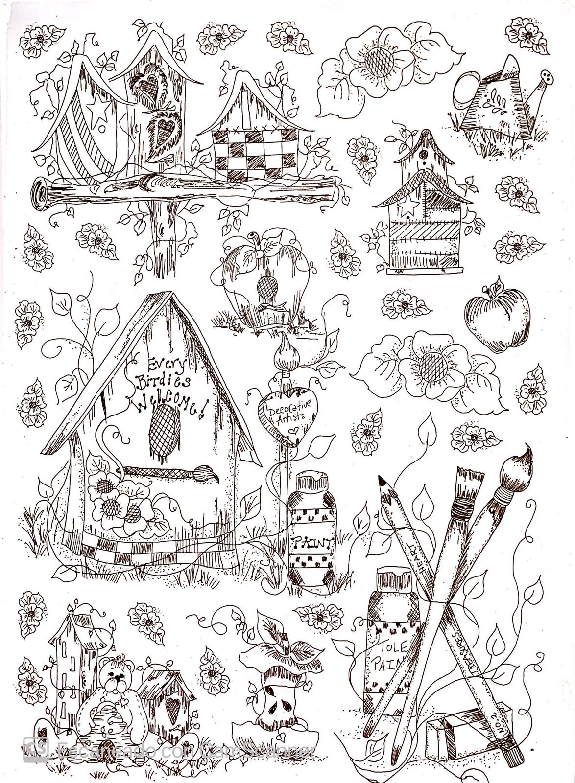 Calca Vitrificable para Porcelana 23x33cm, Diseño 152