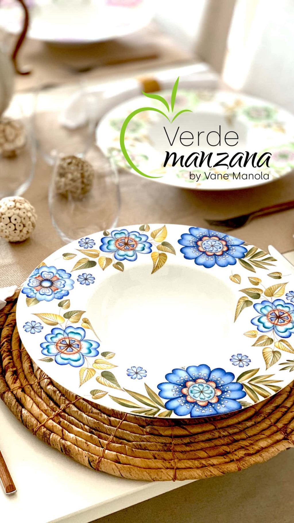 Calca Vitrificable para Porcelana 23x33cm, Diseño Número 94