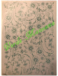 Calca Color Verde Agua, Vitrificable para Porcelana 23x33 cm, Diseño Número 34.