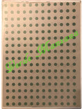 Calca Color Verde, Vitrificable para Porcelana 23x33 cm, Diseño Número 89.