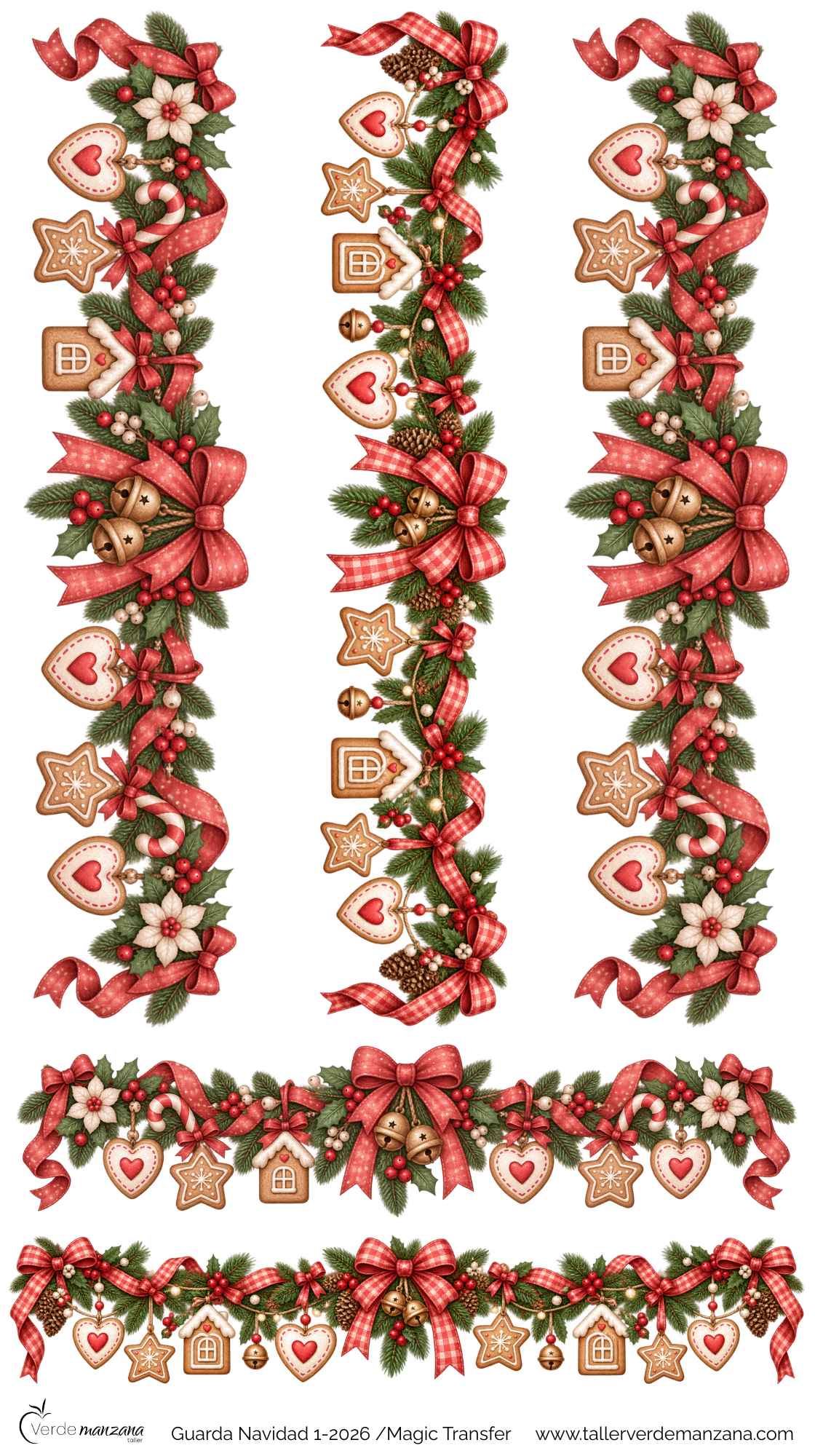 Magic Transfer Guarda Navidad 01 – para Vidrio, Cerámica y Porcelana esmaltada