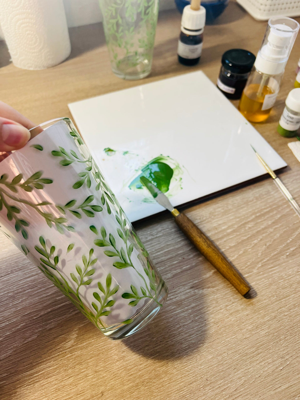 Clases de Pintura en cristal
