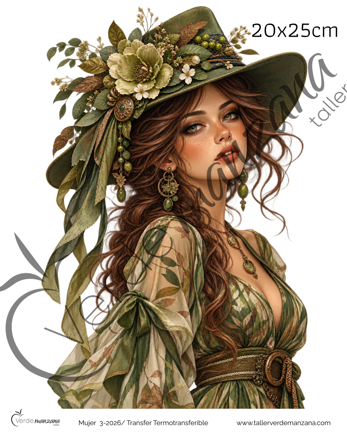 Transfer Mujer 03 – Termoadhesivo para Tela y Superficies Pintadas