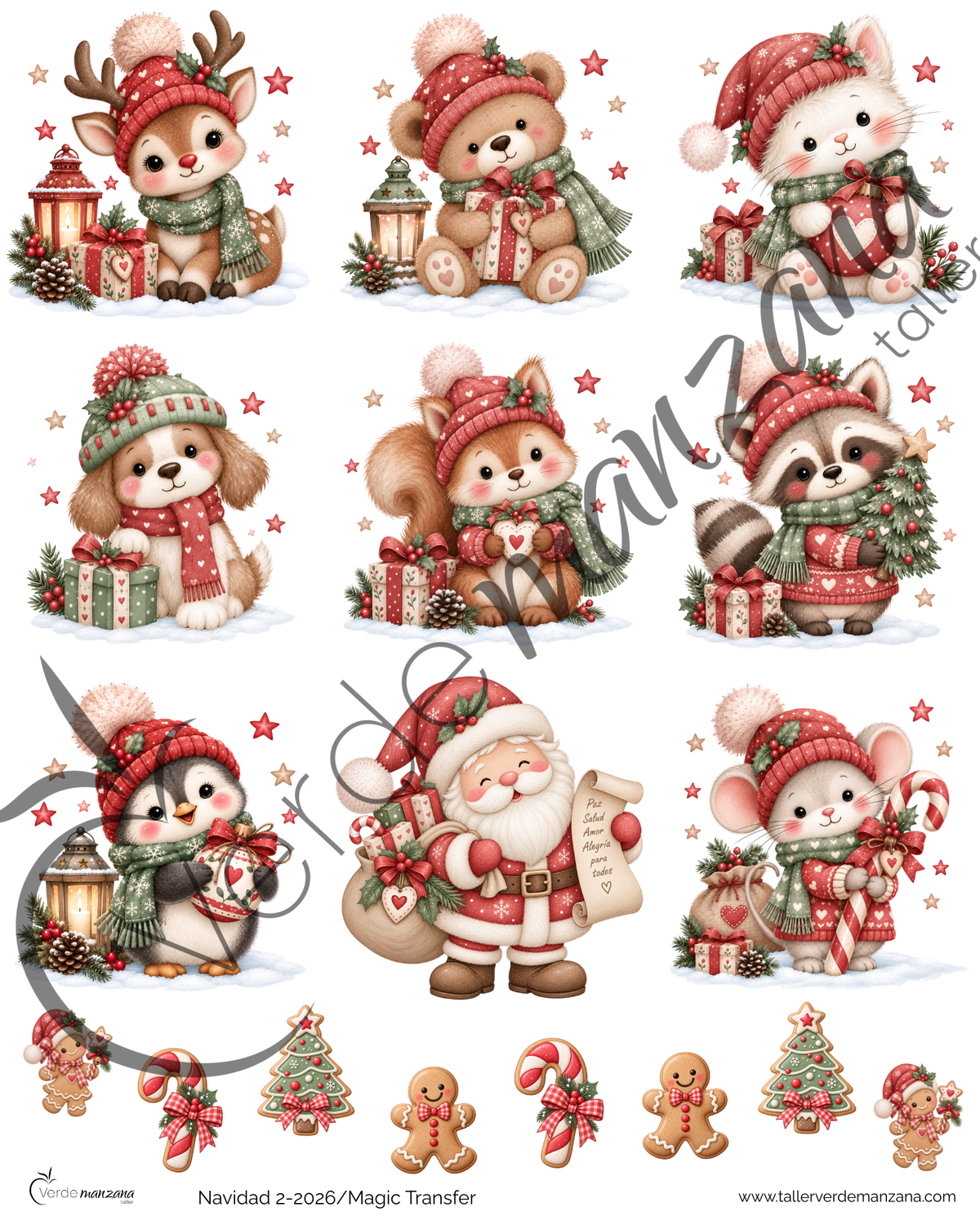 Magic Transfer Navidad 02 – para Vidrio, Cerámica y Porcelana esmaltada