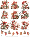 Transfer Navidad 02 – Termoadhesivo para Tela y Superficies Pintadas