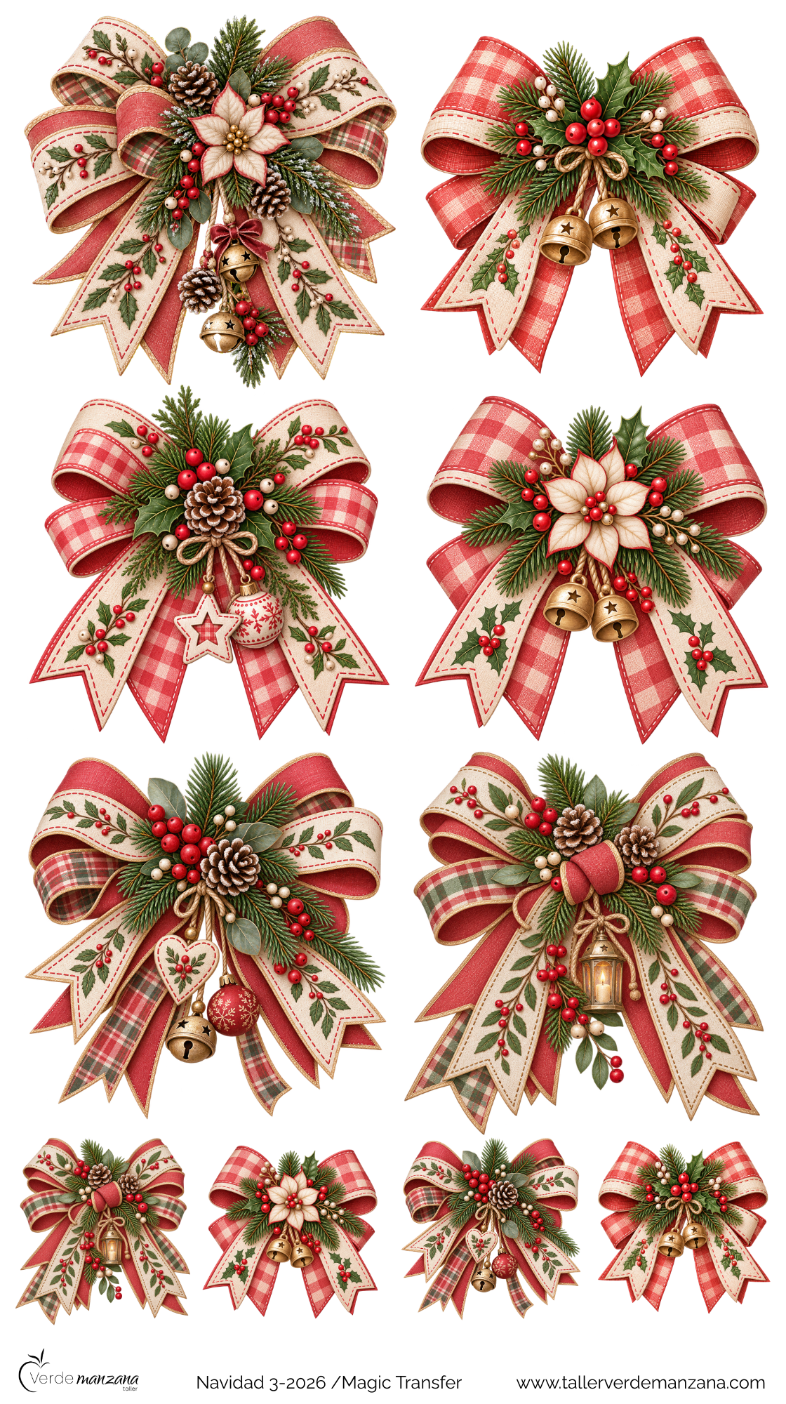 Magic Transfer Navidad 03 – para Vidrio, Cerámica y Porcelana esmaltada