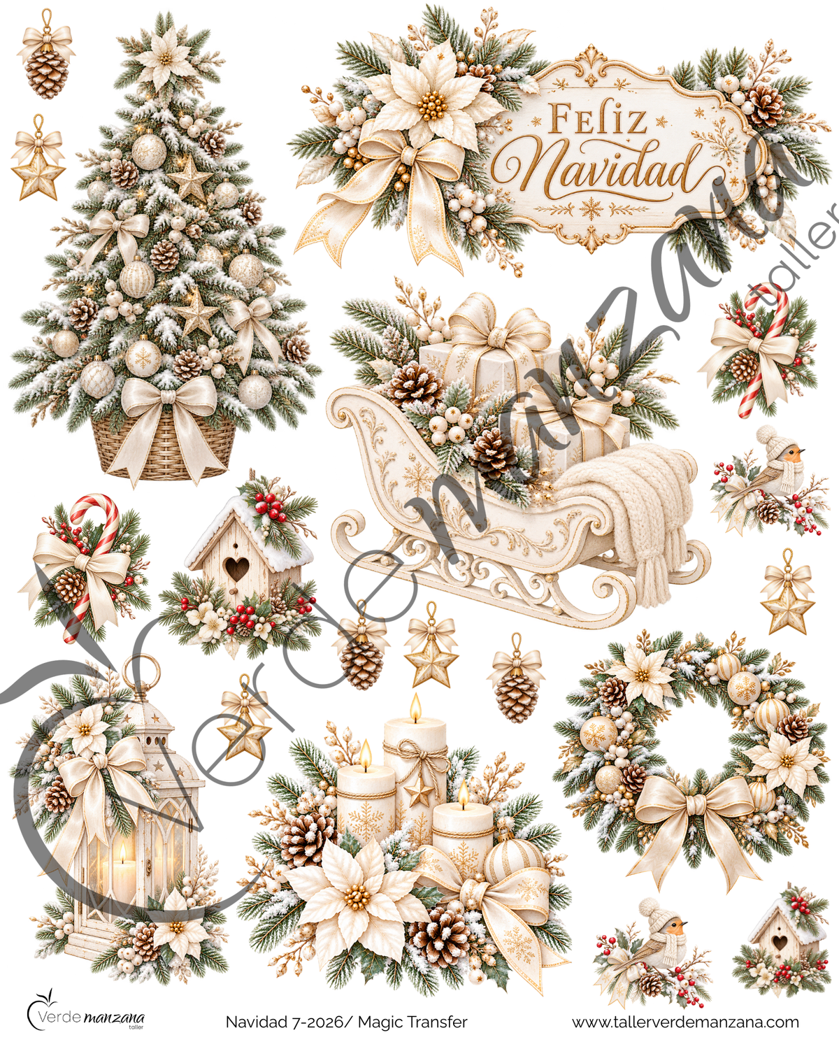 Magic Navidad 07 – para Vidrio, Cerámica y Porcelana esmaltada