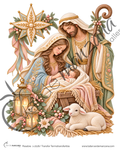 Transfer Pesebre 01 – Termoadhesivo para Tela y Superficies Pintadas