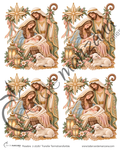Transfer Pesebre 02 – Termoadhesivo para Tela y Superficies Pintadas