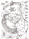 Calca Vitrificable para Porcelana 23x33cm, Diseño Número 160
