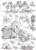 Calca Vitrificable para Porcelana 23x33cm, Diseño Número 150