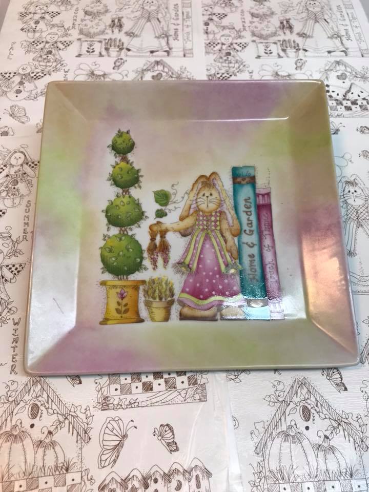 Calca Vitrificable para Porcelana 23x33cm, Diseño 157