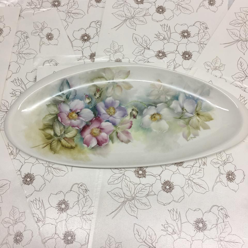 Calca Vitrificable para Porcelana 23x33cm, Diseño 170