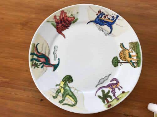 Calca Vitrificable para Porcelana 23x33cm, Diseño Número 62
