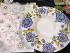 Calca Vitrificable para Porcelana 23x33cm, Diseño Número 94