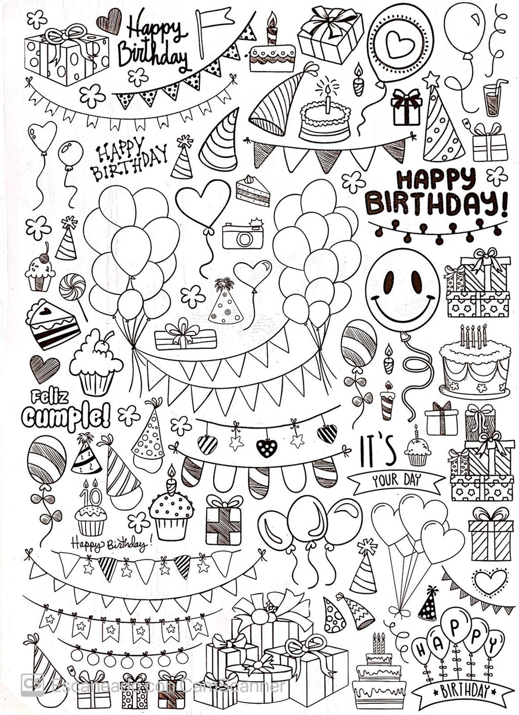Calca Vitrificable para Porcelana 23x33cm, Diseño Número 86