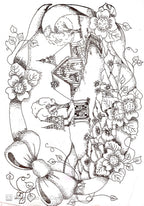 Calca Vitrificable para Porcelana 23x33cm, Diseño Número 162