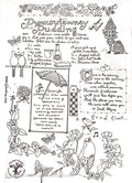 Calca Vitrificable para Porcelana 23x33 cm, Diseño Número 30
