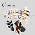 Kit con plomo para pintar porcelana.