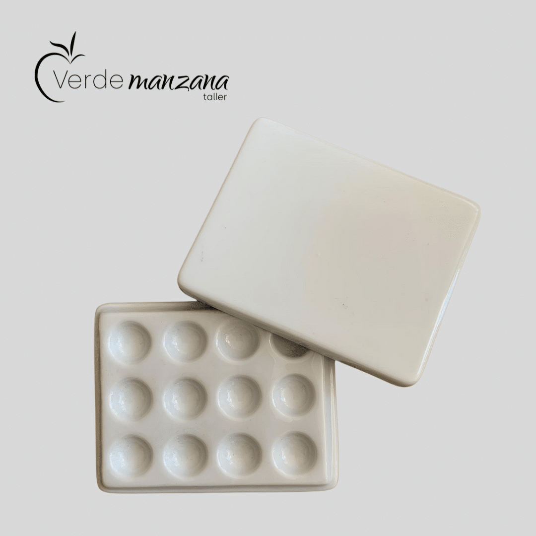 Palette de porcelana de 12 colores