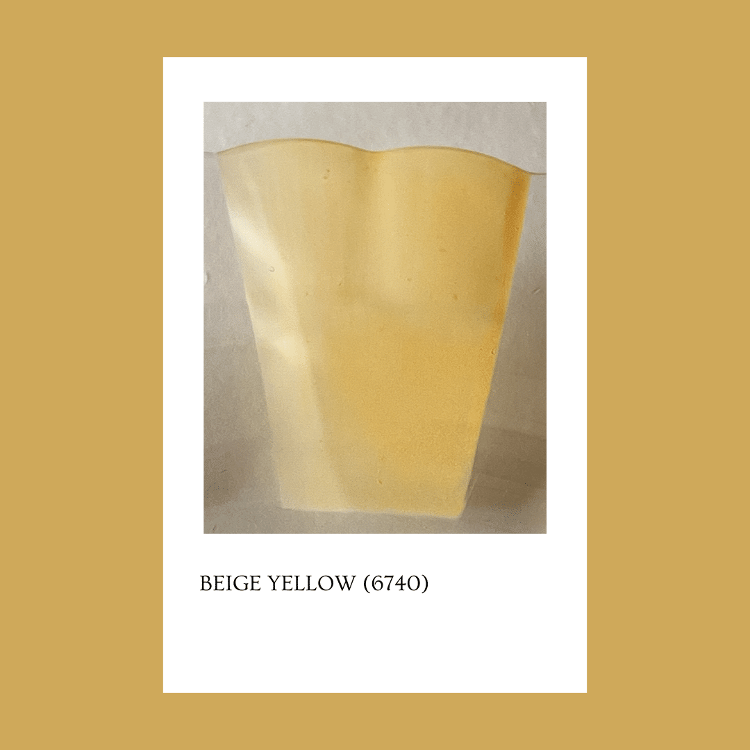 Pigmento para vidrio/cristal Beige Yellow 6740 (Opaque) 5 gr.