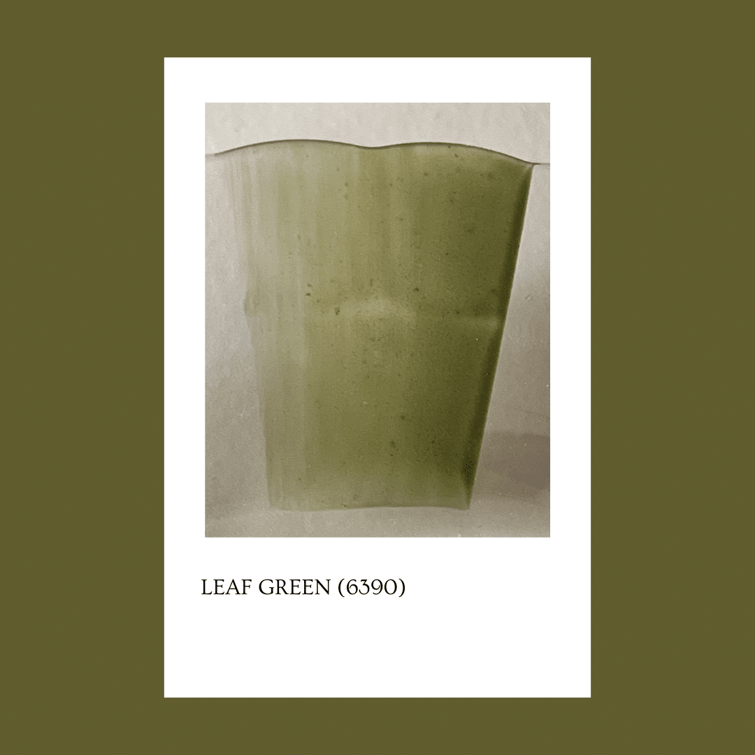 Pigmento para vidrio/cristal Leaf Green 6390 (Opaque) 5 gr.