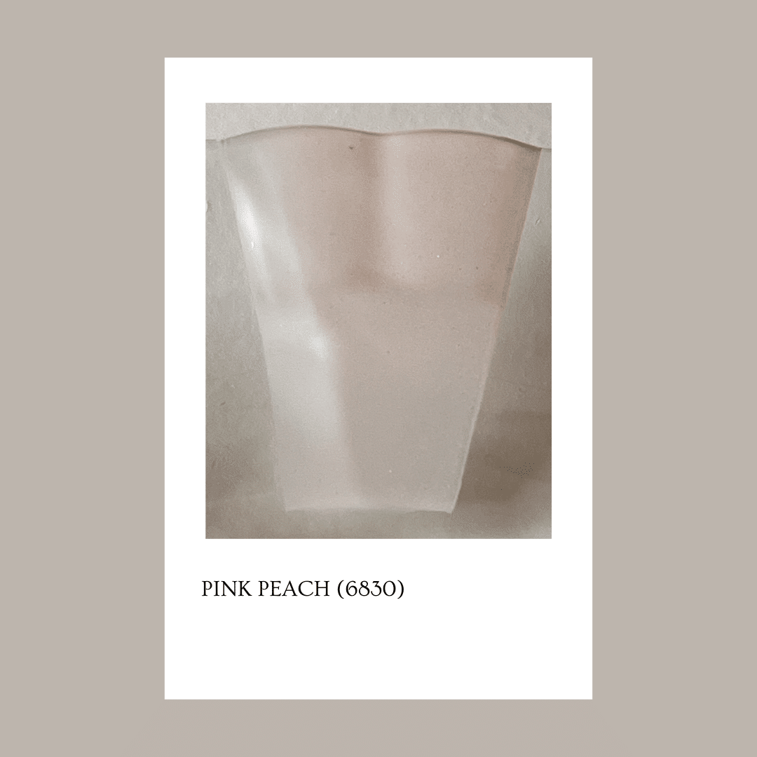 Pigmento para vidrio/cristal Pink Peach 6830 (Opaque) 5 gr.