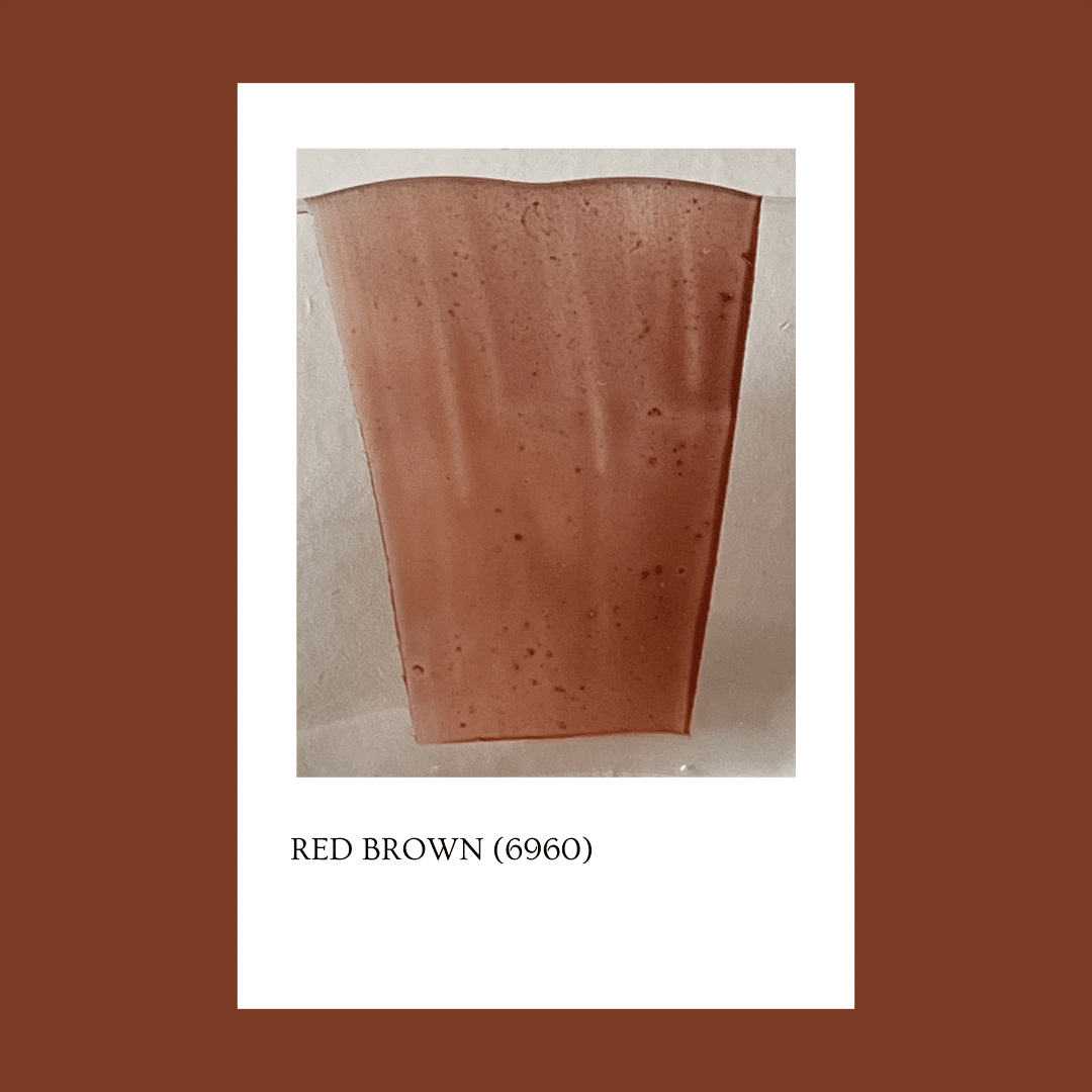 Pigmento para vidrio/cristal Red Brown 6960 (Opaque) 5 gr.