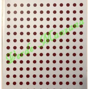 Calca Color Rojo, Vitrificable para Porcelana 23×33 cm, Diseño Número 89.