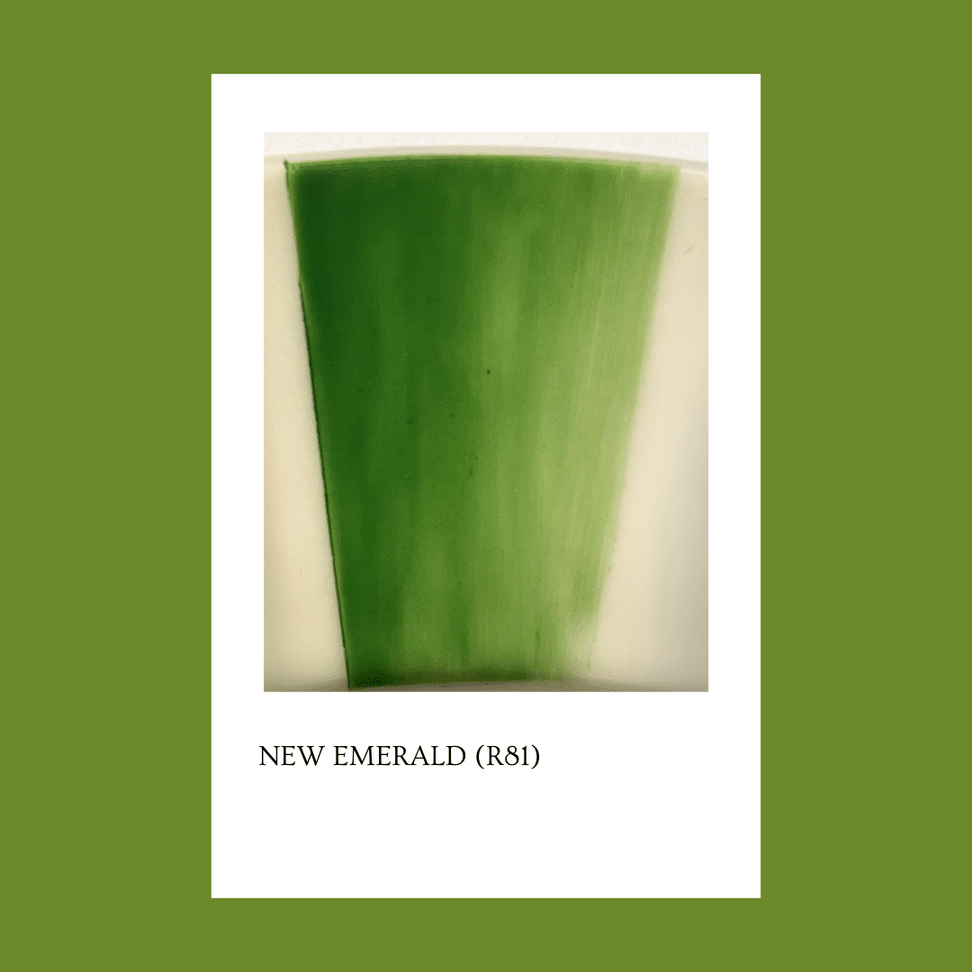 Taller de arte Verde Manzana Vajilla porcelana plato curso Pigmento New Emerald (R81) 5 gr