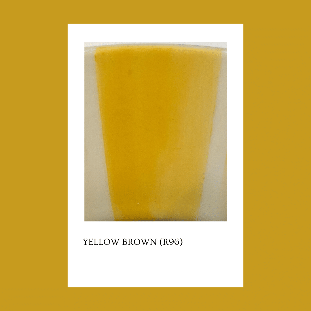Taller de arte Verde Manzana Vajilla porcelana plato curso Pigmento Yellow Brown (R96) 5gr