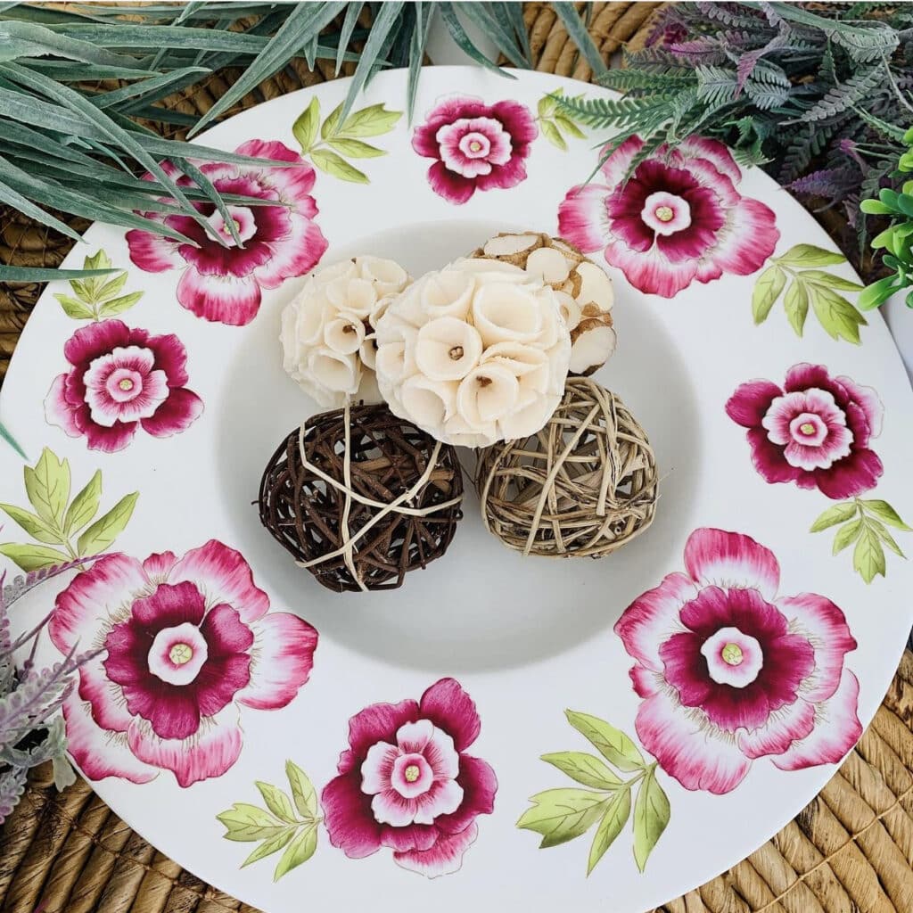 Taller de arte Verde Manzana Vajilla porcelana plato curso