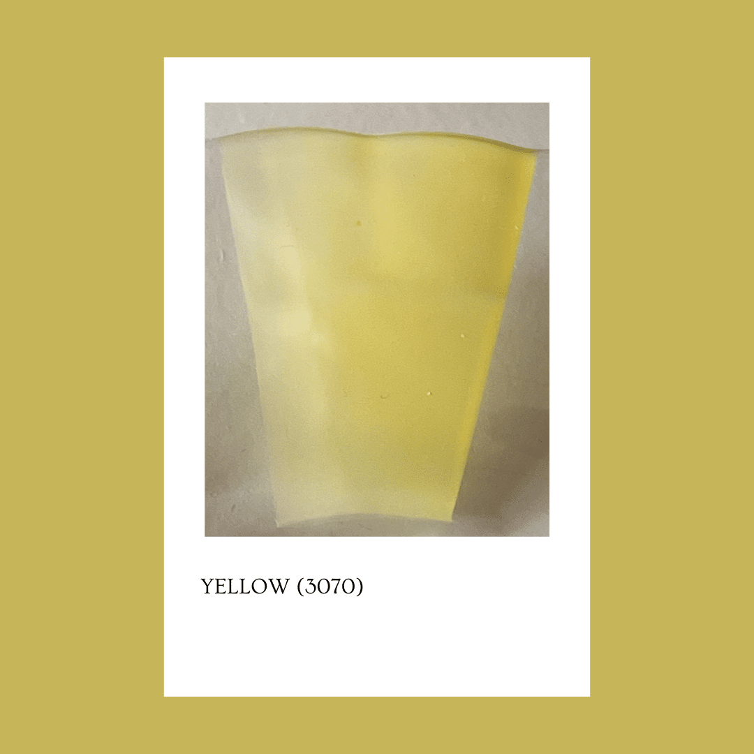Taller de arte Verde Manzana Vajilla porcelana plato curso Pigmento para vidrio/cristal Yellow 3070 (Opaque) 5 gr.