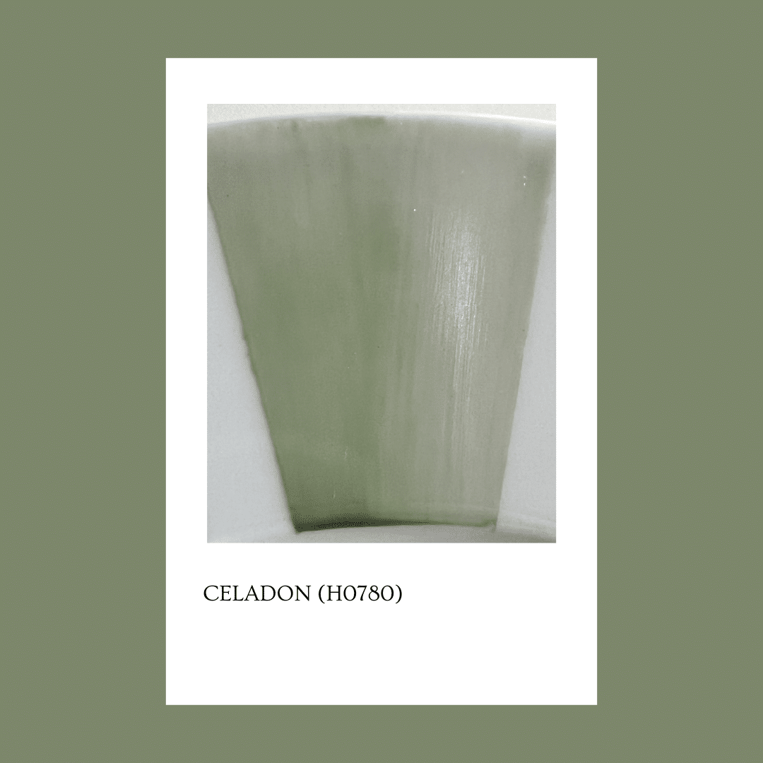 Taller de arte Verde Manzana Vajilla porcelana plato curso Pigmento Celadon 5gr