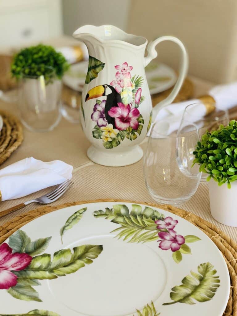 Taller de arte Verde Manzana Vajilla porcelana plato curso